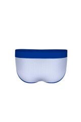Desenli Mavi Hipster Erkek Slip
