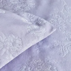 Karaca Home Charleen Lila Çift Kişilik Yatak Örtüsü