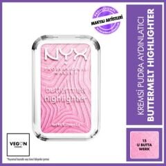 Nyx Professional Makeup Buttermelt Highlighter Kremsi Pudra Aydınlatıcı 15 U Butta Werk