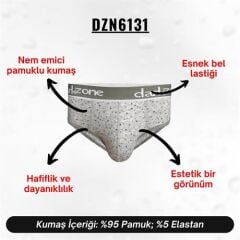 Desenli Gri Hipster Erkek Slip