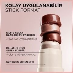 L’Oreal Paris Lumi Glass Islak Bitişli Stick Aydınlatıcı 610 Glassy Pearl Eclat