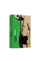 Siyah Parçalı Desenli Erkek Boxer