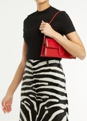 Jacquemus The Long Bambino Red Women's Leather Bag