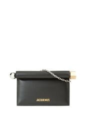 Jacquemus The Small Rond Carré Black Women's Leather Handbag