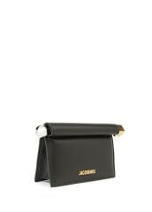 Jacquemus The Small Rond Carré Black Women's Leather Handbag