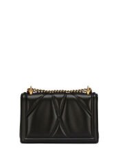 Dolce&Gabbana Medium Devotion Black Women's Leather Bag