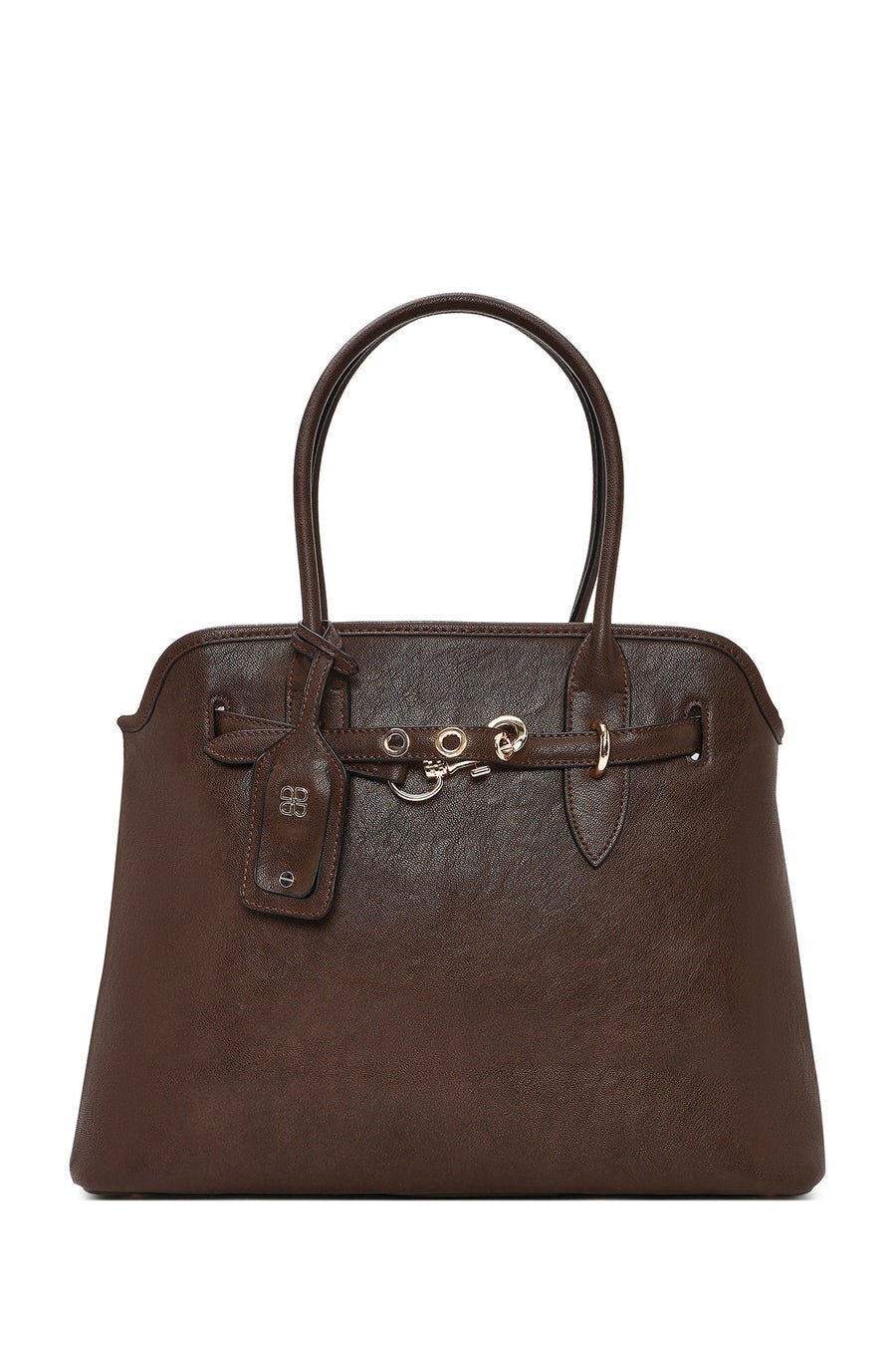 Women's Brown Classic Shoulder Bag