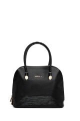 Women's Black Long Strap Classic Handbag