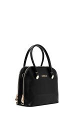 Women's Black Long Strap Classic Handbag
