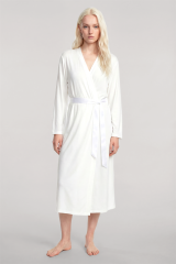 Akbeniz Uzun Kimono 3'lü Takım Ekru