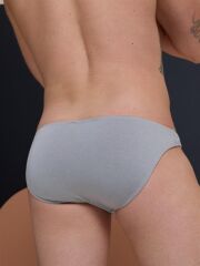 Erkek Gri Bambu Slip