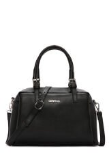 Women's Black Long Shoulder Bag