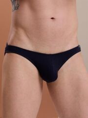 Erkek Lacivert Bambu Slip