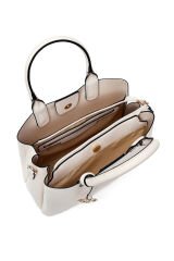 Women's White Long Strap Classic Handbag