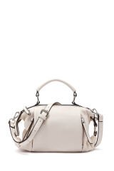 Women's White Long Shoulder Bag