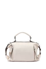 Women's White Long Shoulder Bag