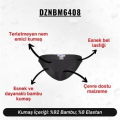 Erkek Antrasit Bambu Slip
