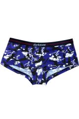Dijital Baskılı Kuş Desenli Kadın Boxer