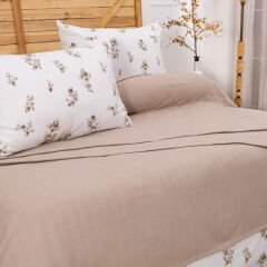 Schafer Home Hera Çift Kişilik Pike Takımı 4 Parça-Bej