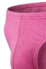 Erkek Pembe Pamuklu Klasik Slip Külot