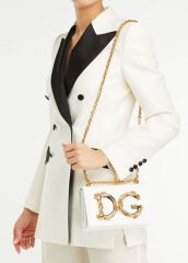 Dolce&Gabbana DG Girls White Women's Leather Bag