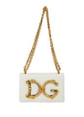 Dolce&Gabbana DG Girls White Women's Leather Bag