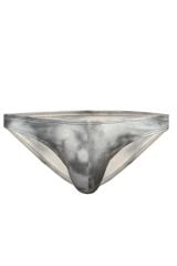 Erkek Batik Desenli Gri Pamuklu Klasik Slip Külot