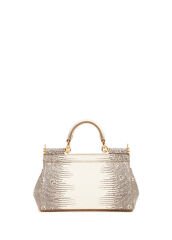 Dolce&Gabbana Sicily White Women's Leather Shoulder Bag