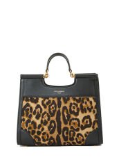Dolce&Gabbana Small Sicily Tote Leopard Women's Bag