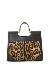 Dolce&Gabbana Small Sicily Tote Leopard Women's Bag
