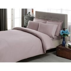 Taç Stripe Premium Basic King Size Nevresim Takımı Lila