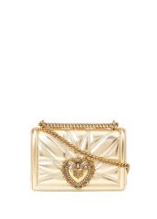 Dolce&Gabbana Medium Devotion Black Women's Leather Bag