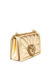Dolce&Gabbana Medium Devotion Black Women's Leather Bag