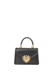 Dolce&Gabbana Devotion Black Women's Leather Shoulder Bag
