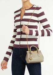 Dolce&Gabbana Marlene Mink Women's Leather Shoulder Bag