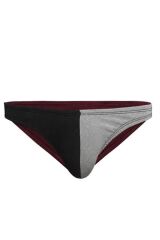 Erkek Siyah Gri Pamuklu Klasik Slip Külot