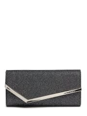 Jimmy Choo Emmie glitter clutch