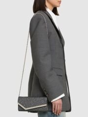 Jimmy Choo Emmie glitter clutch