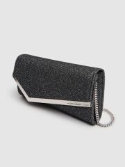 Jimmy Choo Emmie glitter clutch