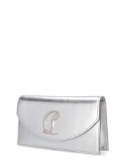 Christian Louboutin Loubi54 laminated leather clutch