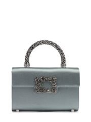 Roger Vivier Mini Envelope Flower leather bag