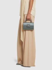 Roger Vivier Mini Envelope Flower leather bag