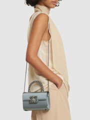 Roger Vivier Mini Envelope Flower leather bag