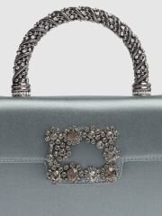 Roger Vivier Mini Envelope Flower leather bag