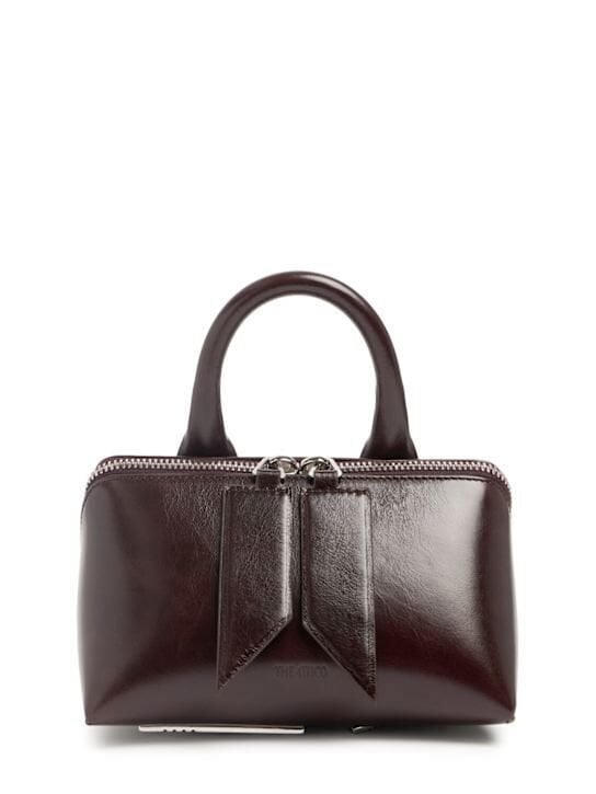 The Attico Mini Friday crinkled leather bag