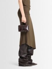 The Attico Mini Friday crinkled leather bag