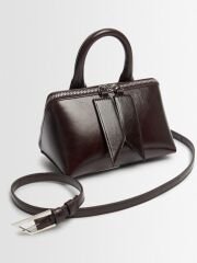 The Attico Mini Friday crinkled leather bag
