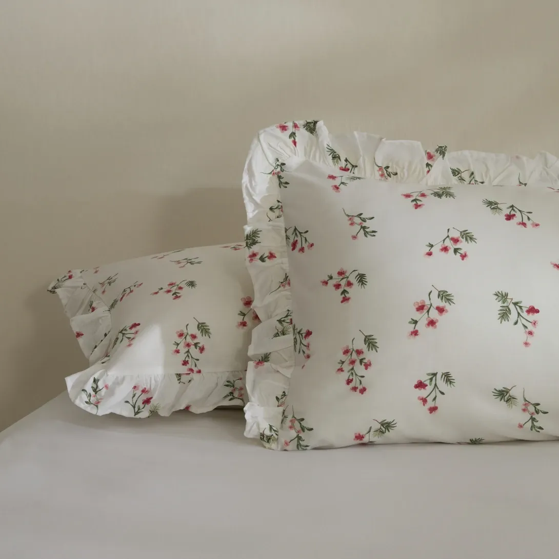 Karaca Home Silvie 2'li Yastık Kılıfı Kırmızı