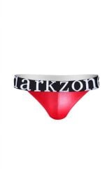 Erkek Kırmızı Deri Jockstrap