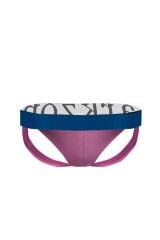 Erkek Pembe Deri Jockstrap